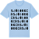 Blue Soul t-shirt med Sjöborgen ordlek t-shirt