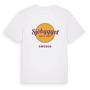 Sjöbygget cirkel t-shirt – ekologisk bomull t-shirt från Pinshirt