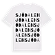 Sjödalen ordlek t-shirt