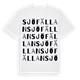 Sjöfällan ordlek t-shirt