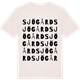 Vintage White t-shirt med Sjögård ordlek t-shirt