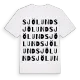 Sjölund ordlek t-shirt