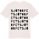 Vintage White t-shirt med Sjötorpet ordlek t-shirt
