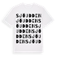 White t-shirt med Sjöudden ordlek t-shirt