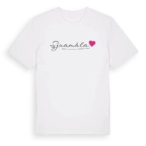 Sjuamåla hjärta t-shirt – ekologisk bomull t-shirt från Pinshirt
