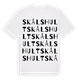 Skålshult ordlek t-shirt