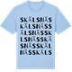 Blue Soul t-shirt med Skälsnäs ordlek t-shirt