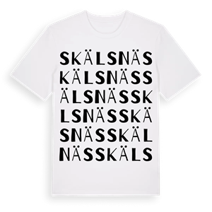 Skälsnäs ordlek t-shirt – ekologisk bomull t-shirt från Pinshirt