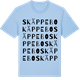 Blue Soul t-shirt med Skäppebo ordlek t-shirt