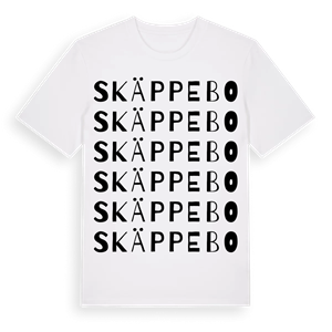 Skäppebo ordlek t-shirt – ekologisk bomull t-shirt från Pinshirt