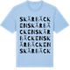 Blue Soul t-shirt med Skärbäcken ordlek t-shirt
