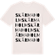 Vintage White t-shirt med Skärmaholm ordlek t-shirt
