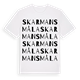Skarmansmåla ordlek t-shirt