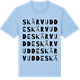 Blue Soul t-shirt med Skärvudde ordlek t-shirt