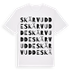 Skärvudde ordlek t-shirt