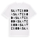 Skateboda ordlek t-shirt