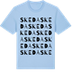 Blue Soul t-shirt med Skeda ordlek t-shirt