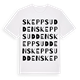 White t-shirt med Skeppsudden ordlek t-shirt