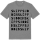 Mid Heather Gray t-shirt med Skeppsudden ordlek t-shirt