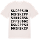 Vintage White t-shirt med Skeppsudden ordlek t-shirt