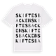 Skiftesbacken ordlek t-shirt