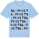 Blue Soul t-shirt med Skiphult ordlek t-shirt