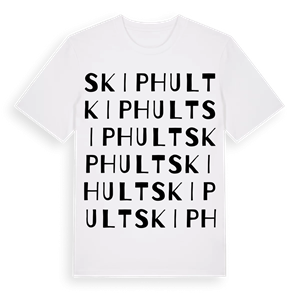 Skiphult ordlek t-shirt – ekologisk bomull t-shirt från Pinshirt