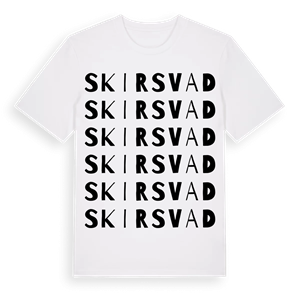 Skirsvad ordlek t-shirt – ekologisk bomull t-shirt från Pinshirt
