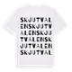Skjutvalen ordlek t-shirt