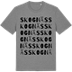 Mid Heather Gray t-shirt med Skognäs ordlek t-shirt