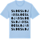 Blue Soul t-shirt med Skogskojan ordlek t-shirt