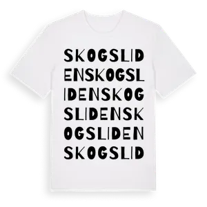 Skogsliden ordlek t-shirt – ekologisk bomull t-shirt från Pinshirt