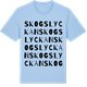 Blue Soul t-shirt med Skogslyckan ordlek t-shirt