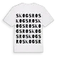 Skogsro ordlek t-shirt