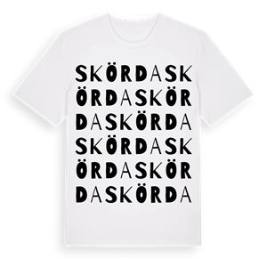 Skörda ordlek t-shirt – ekologisk bomull t-shirt från Pinshirt