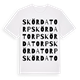 Skördatorp ordlek t-shirt