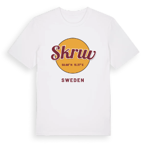 Skruv cirkel t-shirt – ekologisk bomull t-shirt från Pinshirt