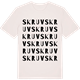 Vintage White t-shirt med Skruv ordlek t-shirt
