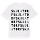 Skulatorp ordlek t-shirt