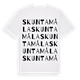 Skuntamåla ordlek t-shirt