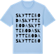 Blue Soul t-shirt med Skytteboda ordlek t-shirt