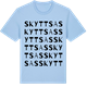 Blue Soul t-shirt med Skyttsas ordlek t-shirt