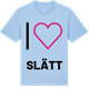 Blue Soul t-shirt med Jag älskar Slätt t-shirt stort tryck