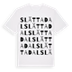 Slättadal ordlek t-shirt