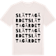 Vintage White t-shirt med Slättagärdet ordlek t-shirt