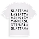 Slättamåla ordlek t-shirt