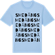 Blue Soul t-shirt med Smedäng ordlek t-shirt