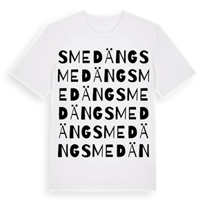 Smedäng ordlek t-shirt – ekologisk bomull t-shirt från Pinshirt