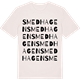 Vintage White t-shirt med Smedhagen ordlek t-shirt