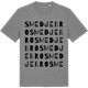Mid Heather Gray t-shirt med Smedjebro ordlek t-shirt